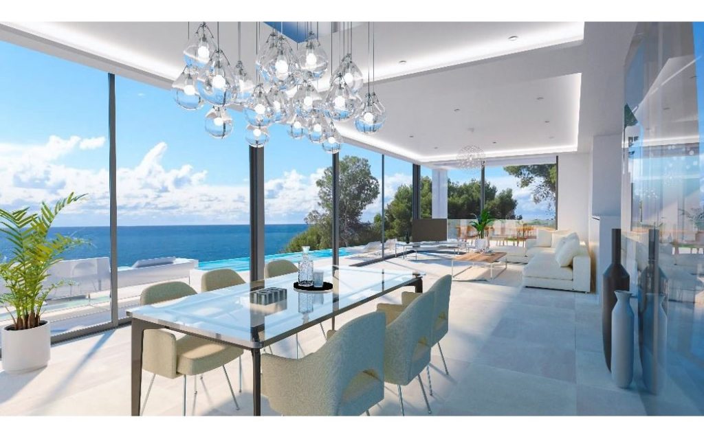 Sea view modern villa